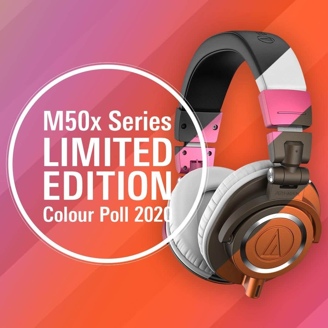 Audio-Technica USAさんのインスタグラム写真 - (Audio-Technica USAInstagram)「Vote for the next limited-edition color for the M50x series + enter to WIN a pair of wired or wireless M50x headphones.⁠ ⁠ We want you to decide the color for our 9th limited-edition M50x Series to be released in the summer of 2021.⁠ ⁠ Pick your favorite style on the voting page and you could win a pair of the limited-edition M50x wired model or wireless model (with five pairs of each to be won).⁠ ⁠ How to vote:⁠ ⁠ 📲 Visit the voting website (link in our bio)⁠ 👉 Pick your favorite color ⁠ 🎧 Submit your choice for a chance to win⁠ ⁠ Voting ends on December 25th.⁠ ⁠ Full terms and conditions can be found in the website link in our bio.⁠ .⁠ .⁠ .⁠ #M50xVote #audiotechnica #M50x #M50xBT #Headphones #M50 #Headphone⁠」12月18日 23時46分 - audiotechnicausa