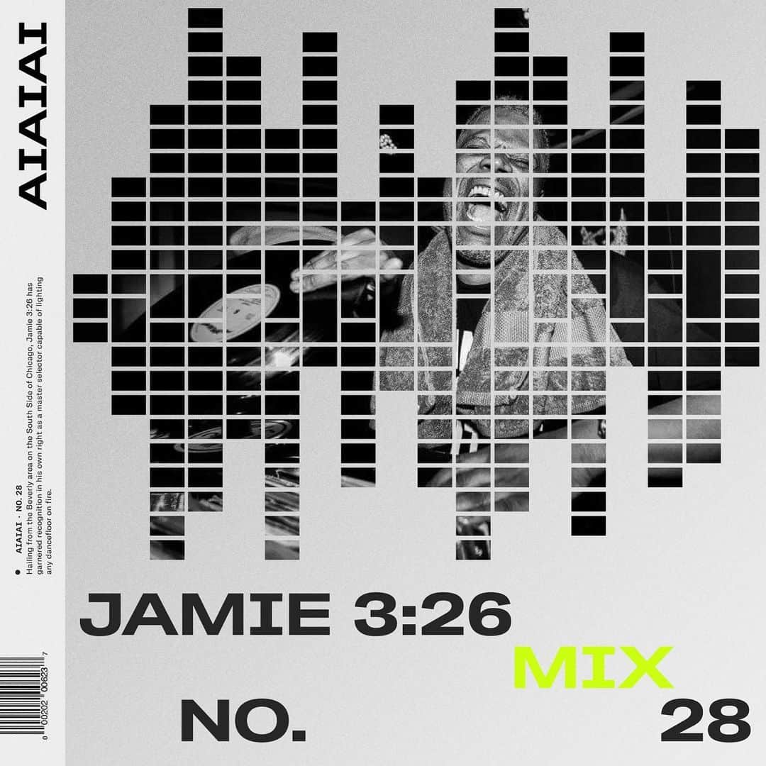 AIAIAIのインスタグラム：「Hailing from the Beverly area of the South Side of Chicago, @jamiethreetwosix has garnered recognition in his own right as a master selector capable of lighting any dance floor on fire.  Listen to the latest edition in our Mix Series now via link in bio!」