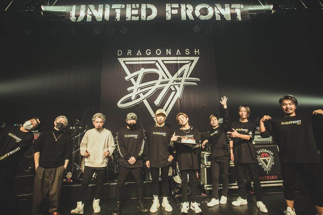 Dragon Ashさんのインスタグラム写真 - (Dragon AshInstagram)「DRAGONASH LIVE TOUR "UNITED FRONT 2020"  SiMを迎えて久々の仙台GIGS！  photo by @nekoze_photo」12月19日 0時36分 - dragonash_official