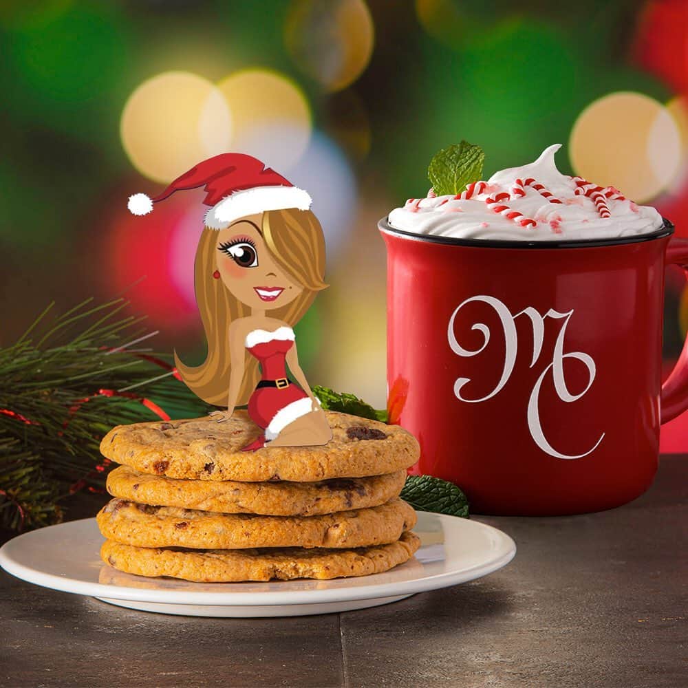 マライア・キャリーのインスタグラム：「You like cookies and you know it! 🍪🥛 @mariahcareyscookies are ready for delivery right to your door! Order at mariahcareyscookies.com 💝」