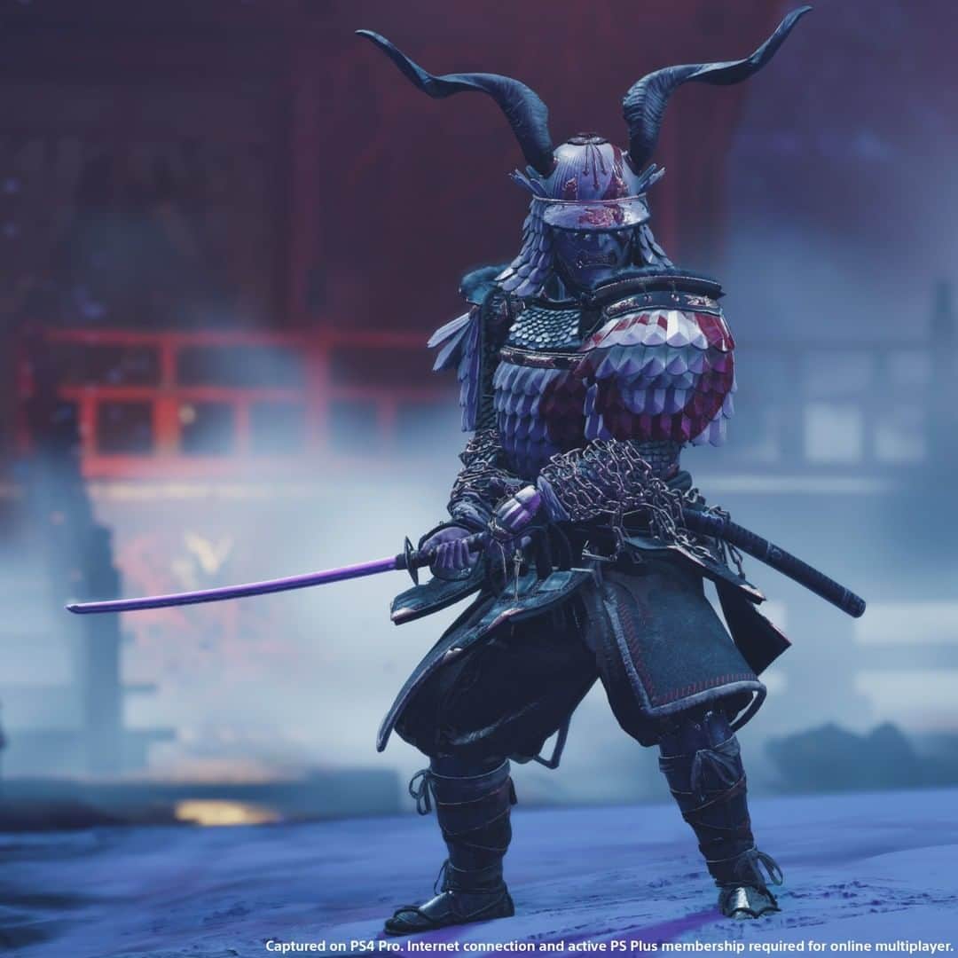 PlayStationさんのインスタグラム写真 - (PlayStationInstagram)「Outfits inspired by iconic PlayStation characters come to Ghost of Tsushima.  Unlock wearable homages to God of War, Horizon Zero Dawn, Shadow of the Colossus, and Bloodborne by completing a Story or Survival mission with each class before January 15.」12月19日 1時15分 - playstation