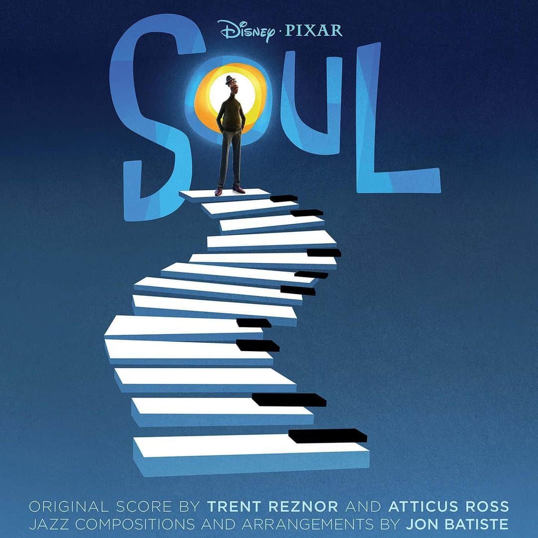 ナイン・インチ・ネイルズのインスタグラム：「The soundtrack to Disney and Pixar’s 'Soul' is available now. Listen to the digital version featuring music from all of the film’s composers: Trent Reznor, Atticus Ross and Jon Batiste at link in bio.   The music is also available on vinyl, with standalone versions for Trent & Atticus’ Original Score and Jon Batiste’s music from and inspired by the film. Available at link in bio.   #PixarSoul is streaming only on #DisneyPlus starting December 25.」