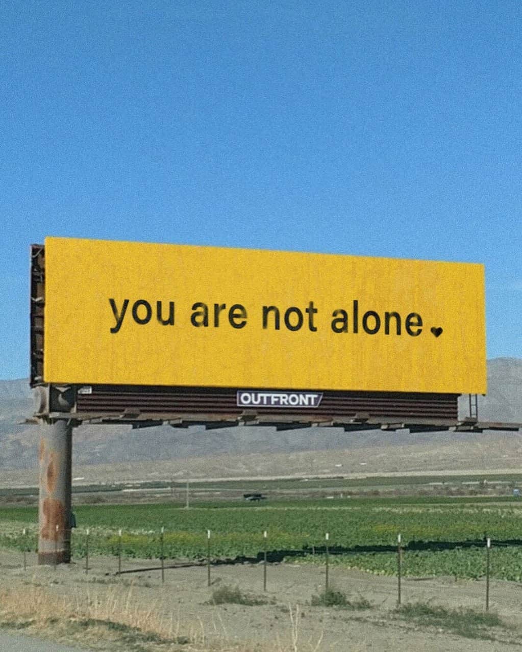 YELLOWのインスタグラム：「You are loved. You are important. You are never alone.」