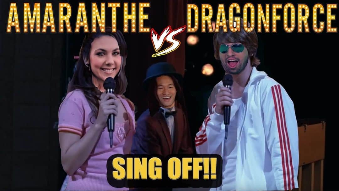 DragonForceさんのインスタグラム写真 - (DragonForceInstagram)「Video: Can @amarantheofficial @elizeryd sing DragonForce? @hermanli & #samtotman found out in a Cyber Sausage World! 😱😱 Who won in this ultimate metal sing off? 😂 Link on bio/stories/our youtube Direct https://youtu.be/T7JAZVwQ-5g #dragonforce #hermanli #amaranthe #elizeryd #powermetal #symphonicmetal #femalemetalsinger #femalefrontedmetal」12月19日 2時25分 - dragonforcehq