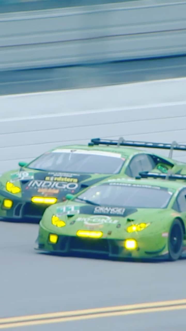 ランボルギーニのインスタグラム：「What’s behind the extreme speed of @lamborghinisc ?  A story made of humanity and work, strategy and determination, speed and races, like the Daytona. We talked about it with Giorgio Sanna, Head of Motorsports at Lamborghini Squadra Corse, and Leonardo Galante, Technical Responsible of Motorsports at Lamborghini Squadra Corse.   #Lamborghini #LamborghiniSquadraCorse #Motorsport」
