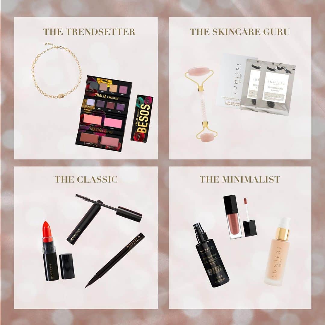 Motives Cosmeticsさんのインスタグラム写真 - (Motives CosmeticsInstagram)「Which one of these gift bundles is SO you? 🎁 Comment below!    The holidays are around the corner. Visit motivescosmetics.com to finish up shopping for everyone on your list. 💋」12月19日 3時36分 - motivescosmetics