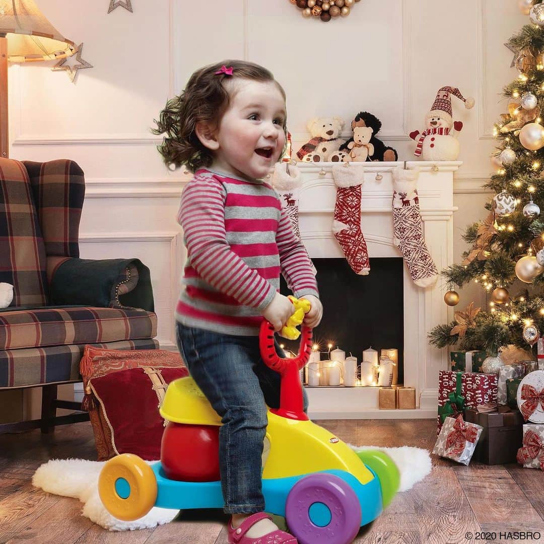 Hasbroのインスタグラム：「Bouncing n’ riding into the holidays like...🎄Available exclusively at Amazon.」