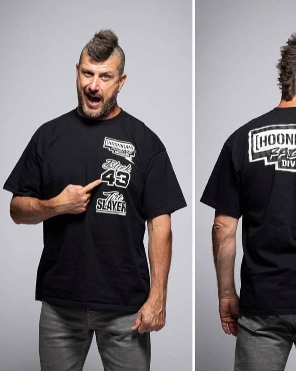 ケン・ブロックのインスタグラム：「Get it before it's gone! Limited quantities of my 2020 Hoonigan Racing gear are left - and once they’re gone, they’re gone for good! So to make things even more sweet - FOR TODAY ONLY - every dollar spent at Hoonigan.com and CarcaineSupply.com will get you 2x the entries into the Carcaine Destiny Fox Body Mustang Giveaway!」