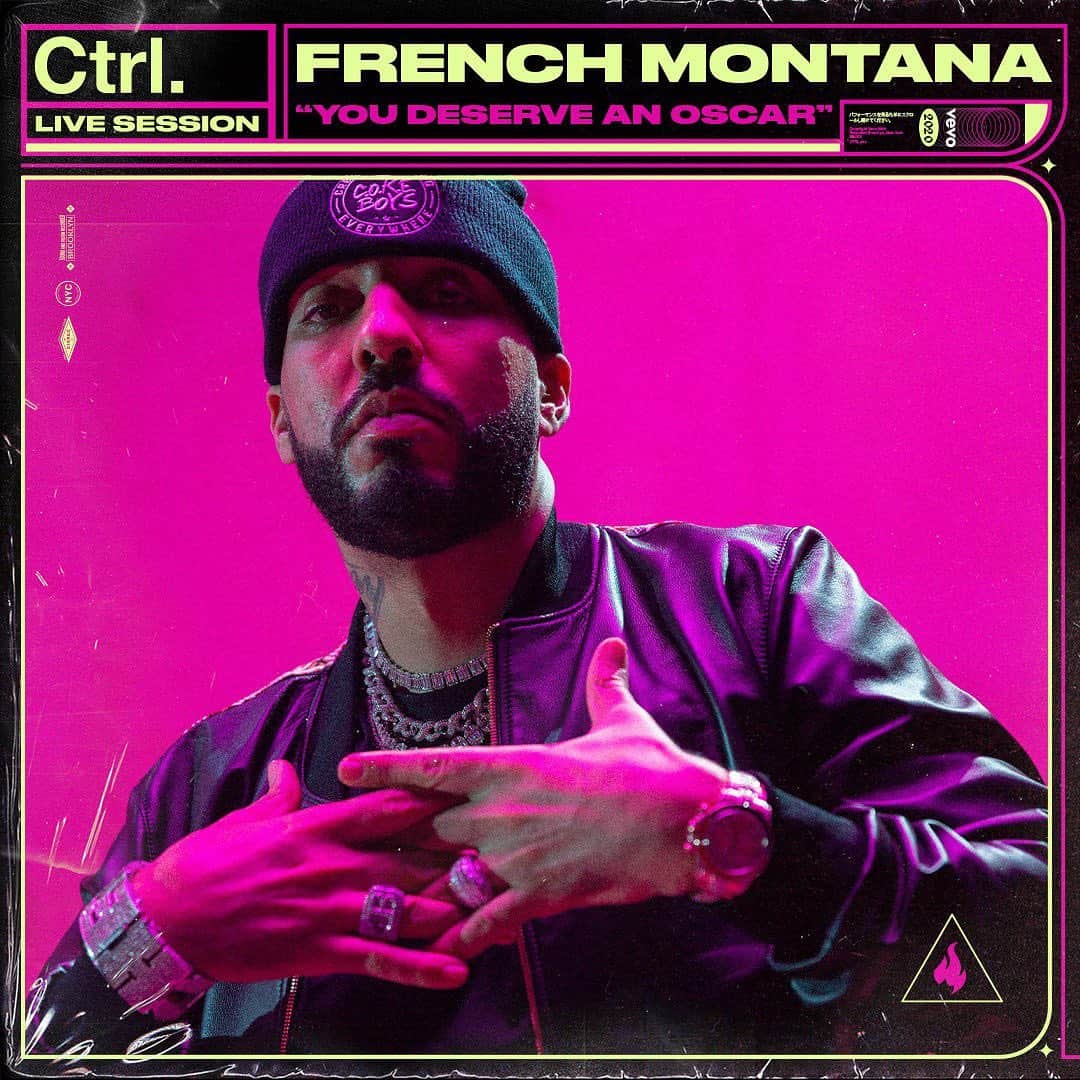 Vevoさんのインスタグラム写真 - (VevoInstagram)「@frenchmontana brought the heat with his Vevo #Ctrl performances of "FTMU" and "You Deserve an Oscar." Turn the speakers up and start the weekend off right 🔊 ⠀⠀⠀⠀⠀⠀⠀⠀⠀ ▶️[Link in bio] #FrenchMontana #FTMU #YouDeserveAnOscar」12月19日 4時01分 - vevo