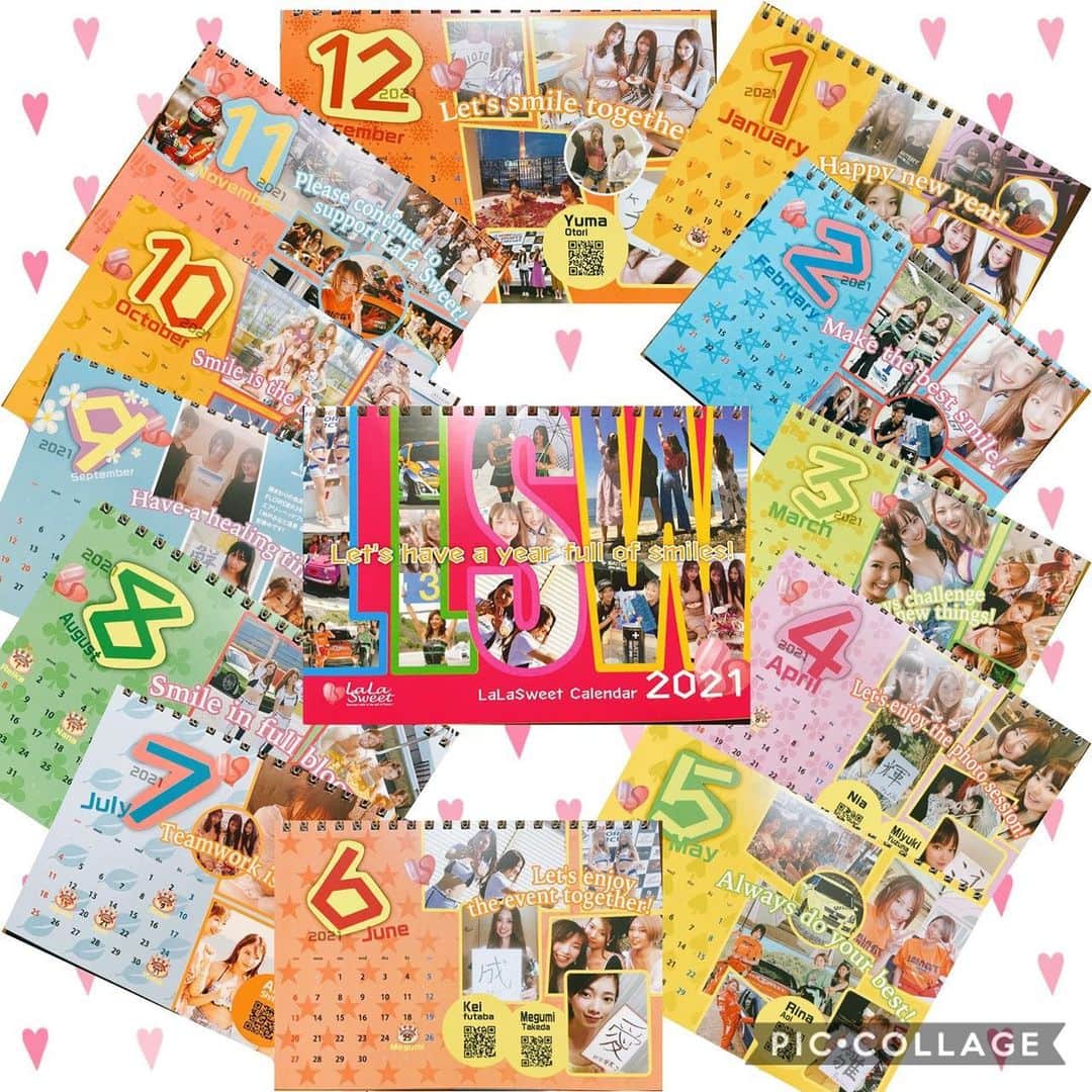岩田亜矢那さんのインスタグラム写真 - (岩田亜矢那Instagram)「来年のカレンダーできました🥰 Amazonで販売中です💕  lalaメンバーに来年を漢字一文字で伝えるなら‼️ でみんな一人一人、描いてもらいました😊 漢字一文字に詰まった思いを想像してみてくださいね🤩  カレンダーを持って、lalaメンバーに会いに行こう〜♫ カレンダーにサインもらってコンプリートしてね😆  #lalasweetgt ‪#lalasweet‬ ‪#lala‬ ‪#rq‬ #モデルプロダクション #カレンダー #漢字一文字 #insta #instagood #japamesegirl #asianbeauty」12月19日 13時32分 - ayana1113
