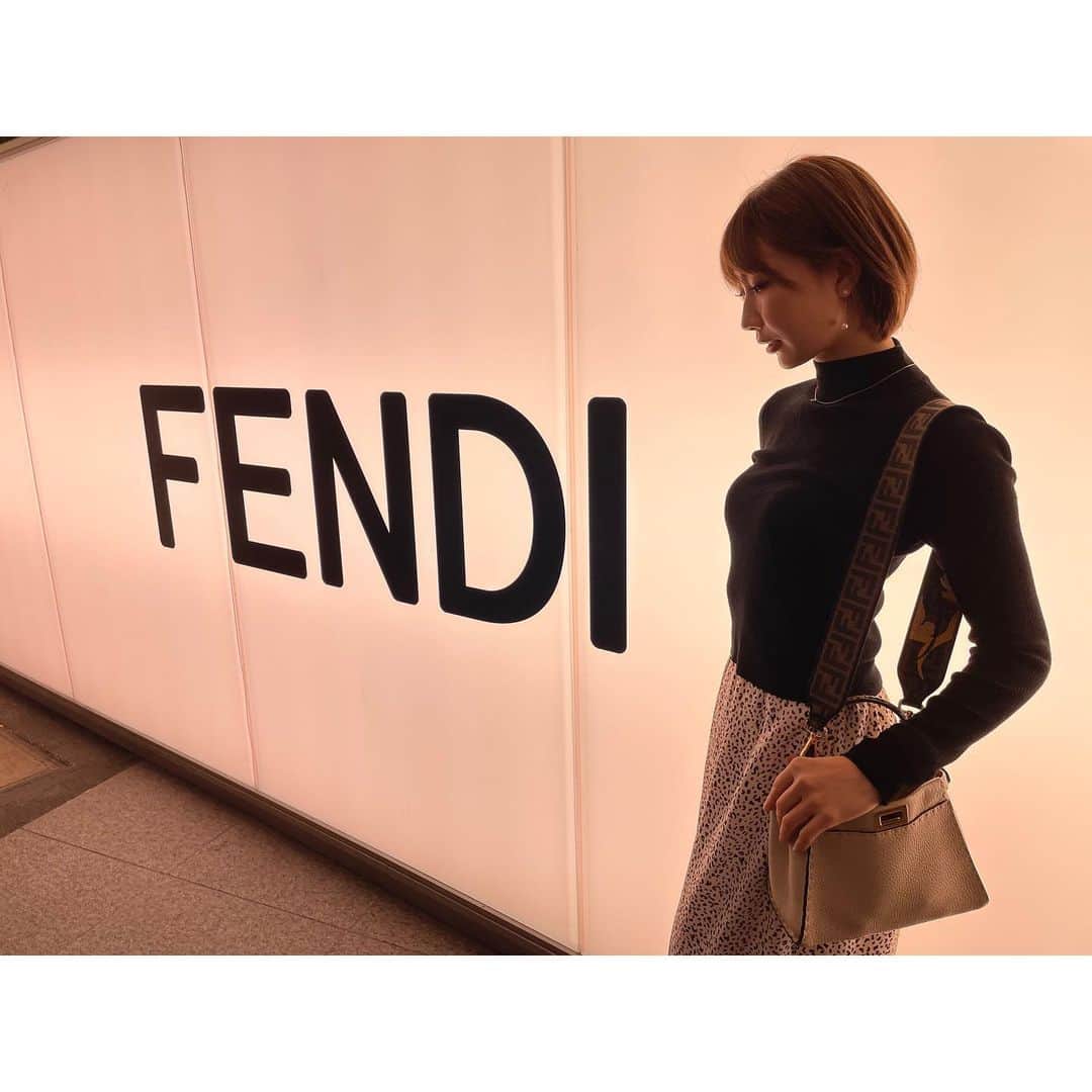 村本れいのインスタグラム：「﻿ ﻿ ﻿ ﻿ おFENDIカフェ﻿ ﻿ ﻿ ﻿ご飯も美味しかった🤍  アクセサリーつけてくの忘れた←﻿ ﻿ ﻿ ﻿ ﻿」