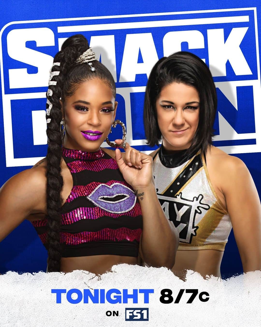 WWEさんのインスタグラム写真 - (WWEInstagram)「Tonight on #SmackDown: 🧾 @biancabelairwwe vs. @itsmebayley  🍾 @carmellawwe's Champagne Toast  🏆 #SmackDown #TagTeamTitles clash  🏅 The First Annual Sami Awards ... and more at 8/7c on @fs1!」12月19日 6時00分 - wwe