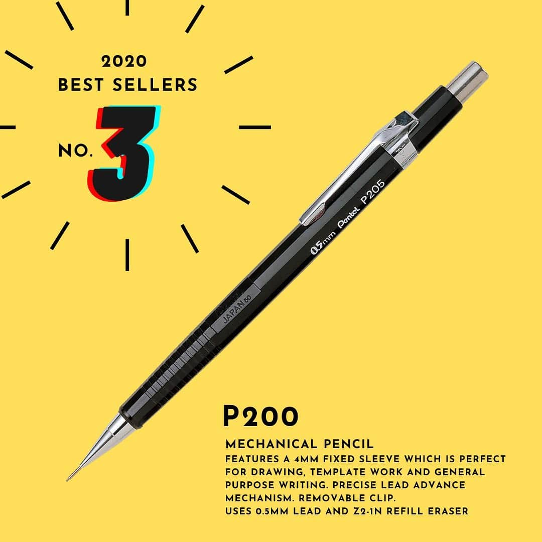 Pentel Canadaさんのインスタグラム写真 - (Pentel CanadaInstagram)「Our pens have been loved all over the world for more than 70 years. We appreciate it so very much! This is the top 5 best seller pens in Canada 2020.  #2020wrapped #stationerylove #stationeryaddict #pentel #pentelcanada #penteltouch」12月19日 6時11分 - pentelcanada