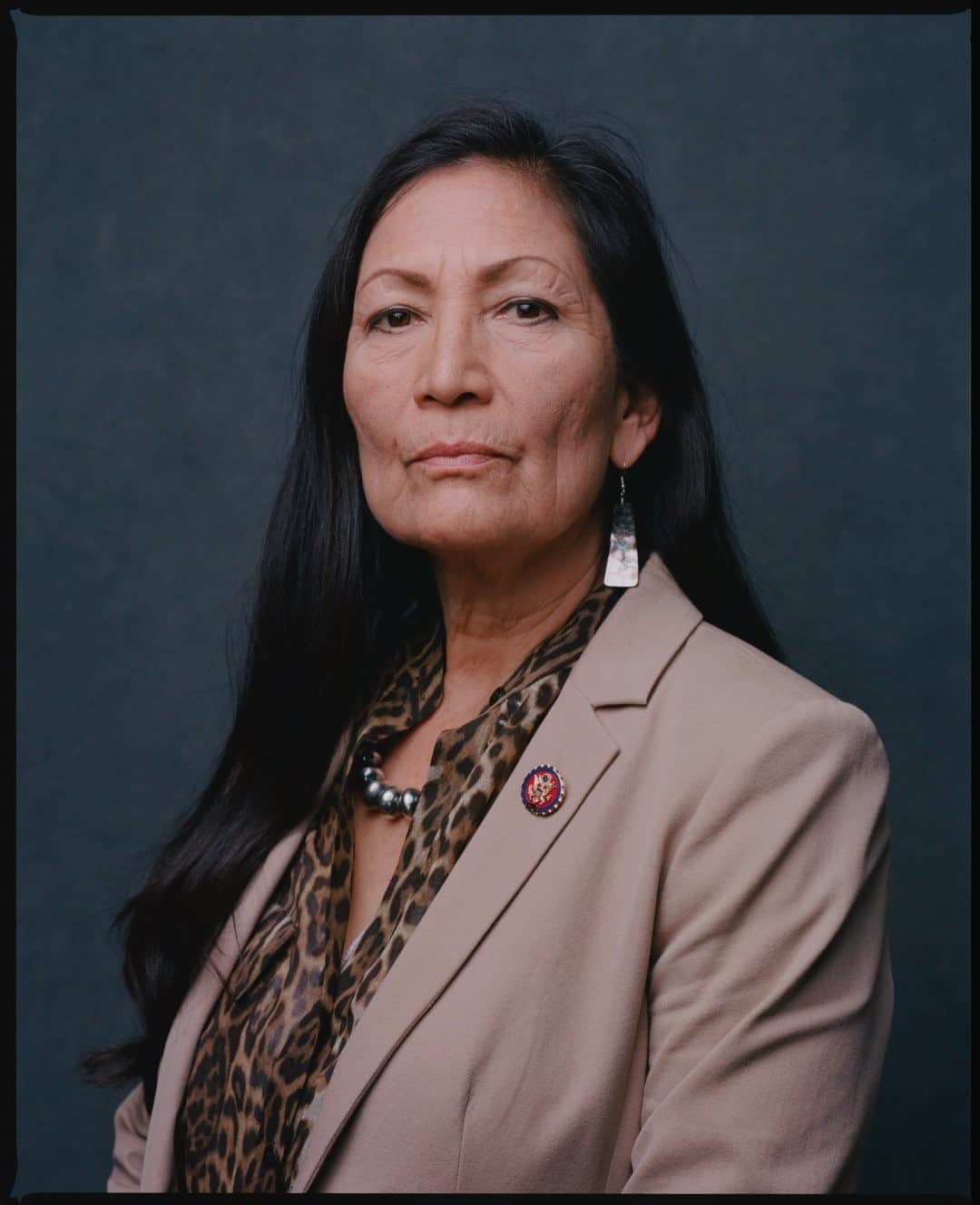 のインスタグラム：「Photo by @celestesloman / On December 17, President-elect Joe Biden nominated Haaland to lead the Interior Department. If confirmed by the Senate, Haaland, a congresswoman from New Mexico, would be the first Native American to lead a cabinet-level agency. I took this portrait when I worked on a project that portrayed the women of the 116th Congress.」