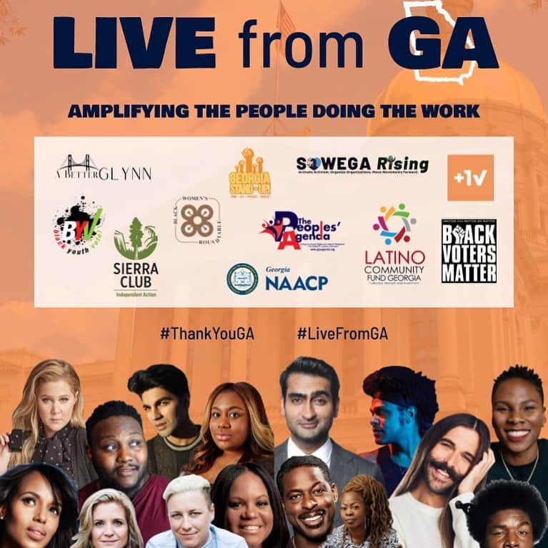 アイシャ・タイラーのインスタグラム：「What happens in Georgia will impact the entire nation. Organizers in Georgia are still working tirelessly to keep enthusiasm up and protect the vote. Join me and help amplify their voices by following the hashtag #LiveFromGA all week! 🍑🗳🇺🇸」