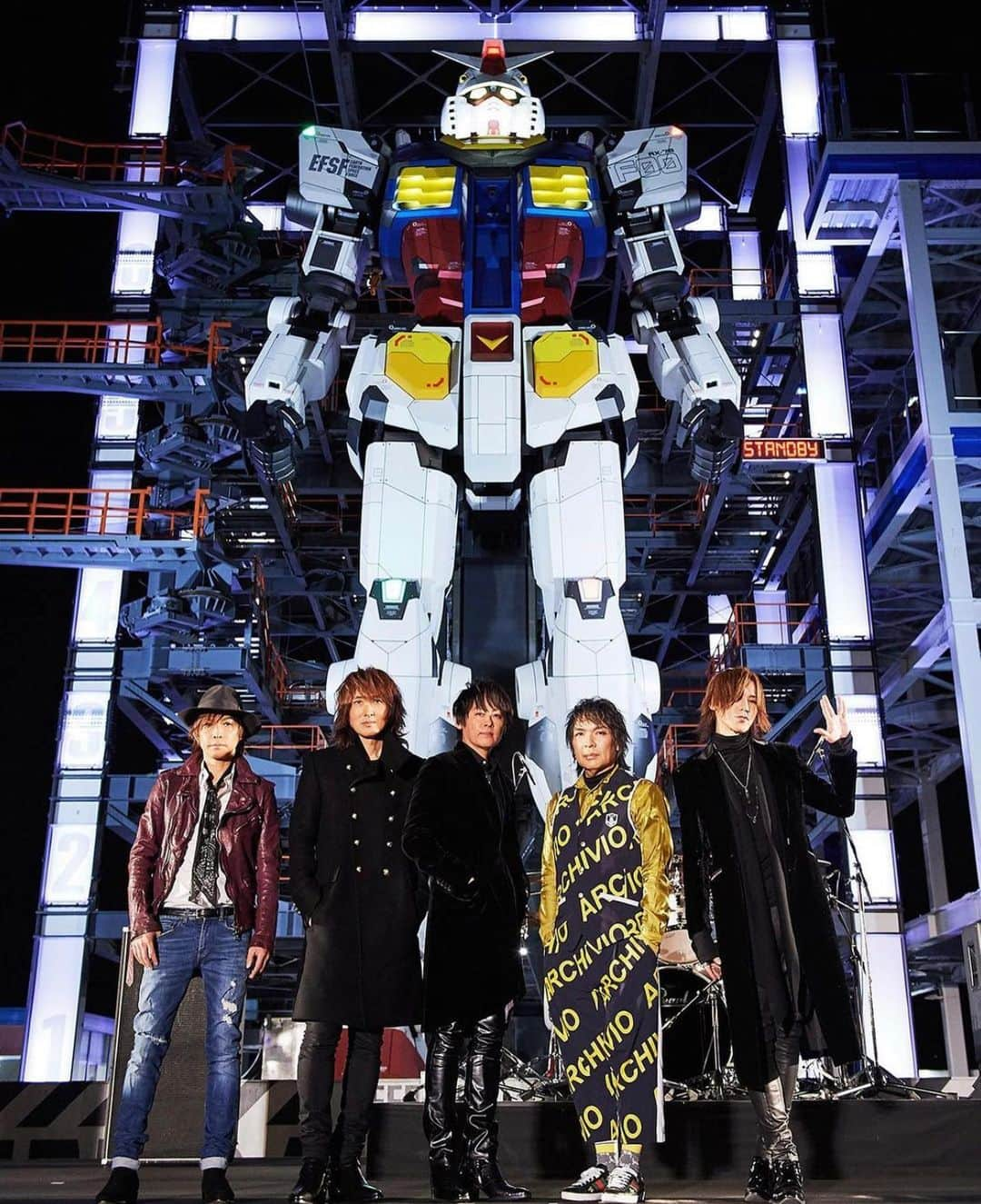 INORANさんのインスタグラム写真 - (INORANInstagram)「We are 6G✨🤘Congrats GUNDAM’s family !!! #LUNASEA #GUNDAM #gundamfactoryyokohama #congratulations」12月19日 8時57分 - inoran_official