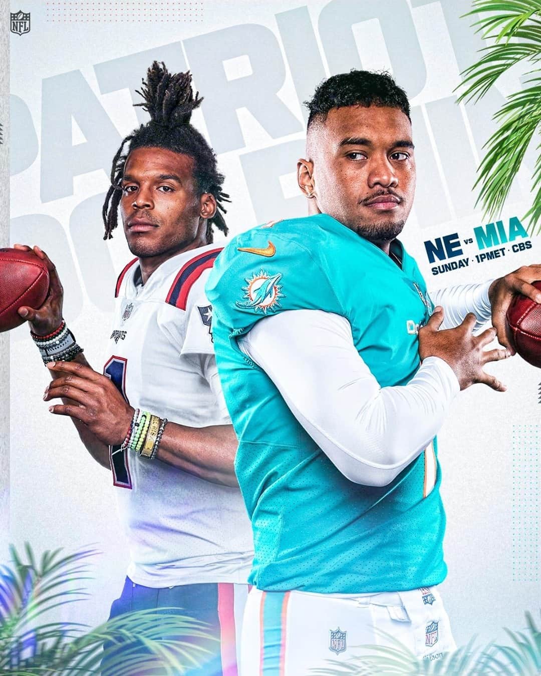 NFLさんのインスタグラム写真 - (NFLInstagram)「Cam vs. Tua. Let's go! 🍿👀⁣ ⁣ 📺: #NEvsMIA -- Sunday 1pm ET on CBS⁣ 📱: NFL app // Yahoo Sports app」12月19日 9時00分 - nfl