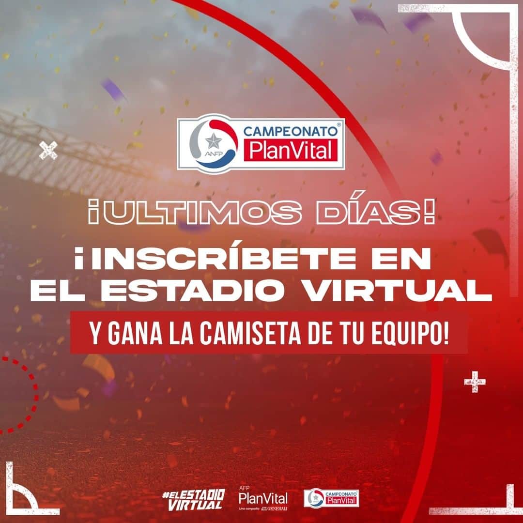 サッカー チリ代表チームさんのインスタグラム写真 - (サッカー チリ代表チームInstagram)「⚽ ¡ATENCIÓN HINCHAS DEL #CAMPEONATOPLANVITAL‼  😍 @elestadiovirtual sorteará tres camisetas de tu equipo favorito, entre quienes se inscriban en #ElEstadioVirtual hasta el domingo 20/12.  ▶ Recuerda participar subiendo una foto, en modo público, alentando a tu equipo con el HT #ElEstadioVirtual, o inscribiéndote directamente en www.elestadiovirtual.cl  ¡Demuestra tu pasión y gana! 🎁  #Chile #FútbolChileno」12月19日 9時12分 - campeonatochi
