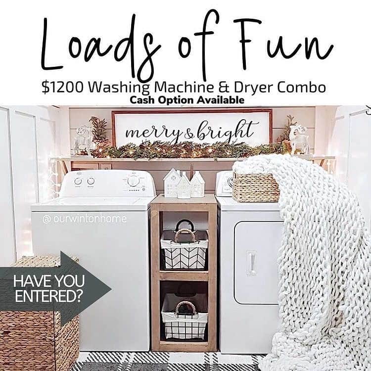 プリンス ピーターのインスタグラム：「𝑯𝒂𝒗𝒆 𝒀𝒐𝒖 𝑬𝒏𝒕𝒆𝒓𝒆𝒅? We are giving ONE Lucky Person a new WASHER & DRYER set of their Choice OR $1200 CASH!! So easy to enter, just FOLLOW @classy_giveaways and everyone they FOLLOW. That’s it!🙌🏻 . . ANSWER BELOW: WHAT’S YOUR LEAST FAVORITE CHORE AROUND THE HOUSE😖👉🏻🧹🧺🚽🛏🍽 . . . ENDS ON: 12/20/20. Open to USA & CANADA Only. For RULES see official post @classy_giveaways . . . #laundryroom #laundryroomdecor #laundryroommakeover #diyer #cleaningtips #laundryroomgoals #fixerupperinspired #wnd1217 #tiredasamother #momminainteasy #targetdeals #targetclearance #targetlife #targethome #storageideas #homeorganizing #hobbylobby #homeorganization」