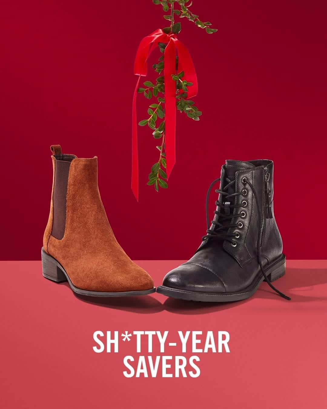 ケネスコールのインスタグラム：「Get ready to give 2020 the boot by getting a new pair with these SH*TTY-YEAR SAVERS. There’s even more on our site. #ImproveYourStanding #2020sucks #SelfGiftIdeas  When you shop at KennethCole.com, we’ll donate to The New York Public Library in support of The Harry Belafonte Black Liberation Speaker Series. Info link in bio.」