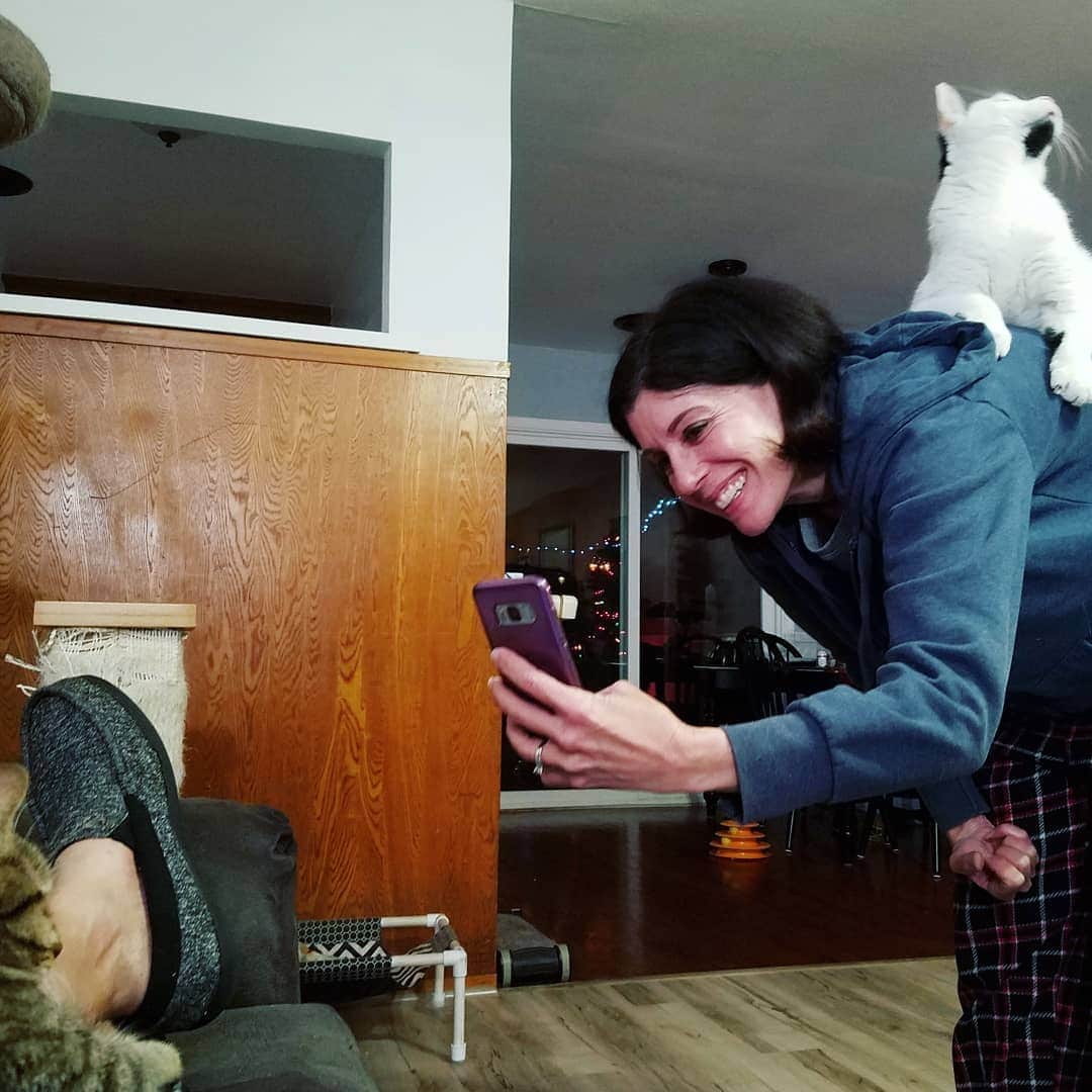 Garyさんのインスタグラム写真 - (GaryInstagram)「Me taking a photo of Stan on Dad turned into Dad taking a photo of Gus on me #fringsfridayfreakshow」12月19日 11時23分 - omgdeedee