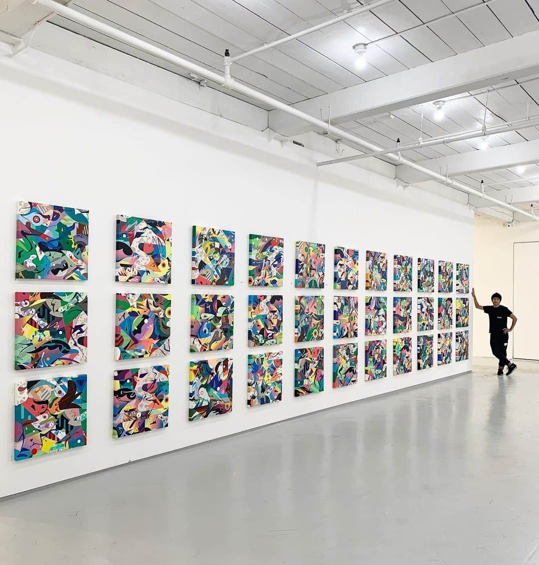 松山智一のインスタグラム：「Studio circa July, 2020」