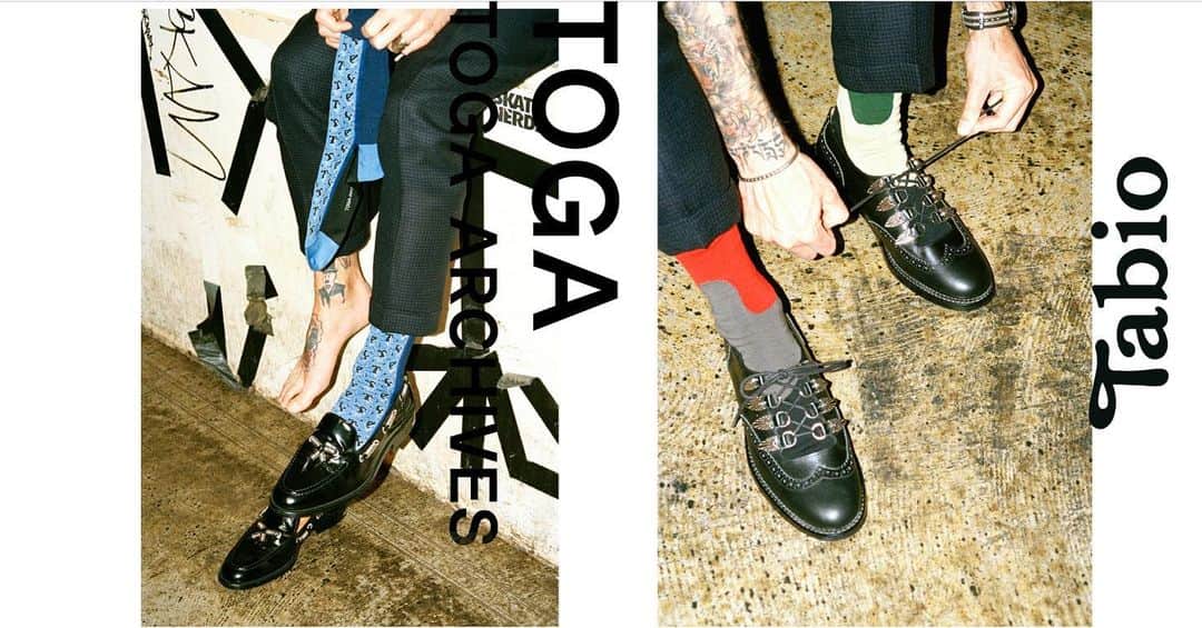 靴下屋公式アカウント（tabio）さんのインスタグラム写真 - (靴下屋公式アカウント（tabio）Instagram)「. TOGA @togaarchives @togaarchives_online  　× Tabio @tabio.jp  limited socks début！！ . 2020.12.20 Sun TOGA × Tabio コラボレーションソックス 限定販売スタート！！ . Tabioの技術とTOGAのエレメントを織り交ぜた全5型。 オリジナルパッケージ入りで、 ウィンターギフトにも最適です。 数量限定です、お見逃しなく！ ※TOGAフロントロゴソックスのみ 12/23 Wed 発売です . 【販売店舗】 ・Tabio公式オンラインストア @tabio.jp  ・TabioJapan GINZA SIX @tabiojapan_ginza @ginzasix_official  ・Tabio表参道ヒルズ @tabio_omotesando @omotesandohills_official  ・Tabio渋谷スクランブルスクエア @tabio_shibuyascramble @shibuya_scramble_square  ・Tabio六本木ヒルズ @roppongihillsofficial  ・Tabioニュウマン横浜 @tabio_newomanyokohama @newoman.yokohama  ・Tabio名古屋ラシック @tabio_lachicnagoya @lachic_nagoya  ・Tabioグランフロント大阪 @tabio_gfo @grandfrontosaka_shops  ・TOGA直営各店 @togaarchives  ・TOGAオンラインストア @togaarchives_online  . size:22.5-24.5cm、25-27cm . . #tabio #tabio_official #タビオ #tabiosocks #toga #togaarchives #togaarchives_online #トーガ #トーガアーカイブス #togatabiosocks #socks #sockstyle #sockstagram #socksoftheday #ソックス #ソックスコーデ #靴下 #靴下コーデ #くつした #足元くら部 #足元コーデ #今日の足元 #legfashion #レッグファッション  @reiko_toyama」12月19日 12時10分 - tabio.jp