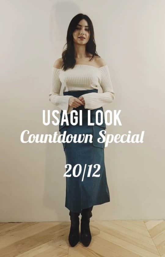 のインスタグラム：「USAGI LOOK每日3款，當日限定特別款式，陪你倒數2021年。  model. @kyattohime  @usagilook #snidel #usagilook #countdown #2021 #special」