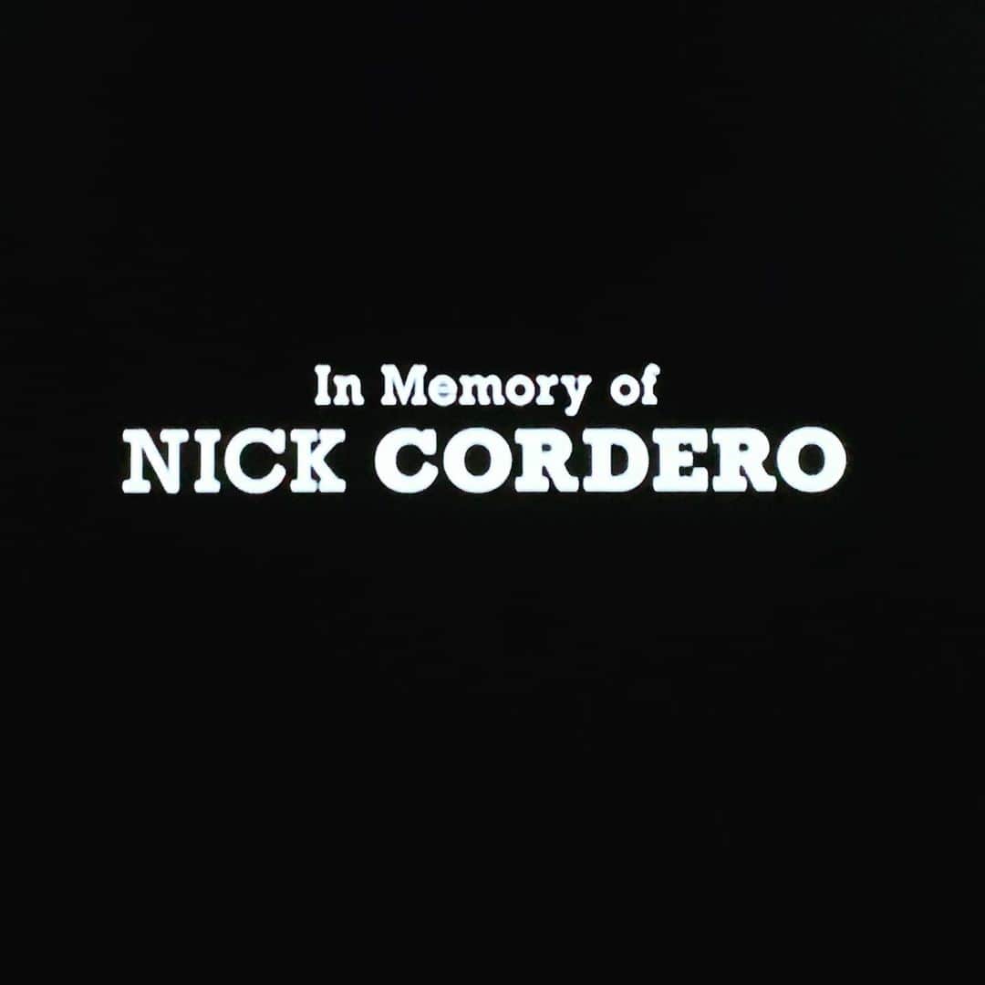 ドニー・ウォルバーグのインスタグラム：「You are truly missed Nick.  Thank you for blessing us with your gift and your grace. 🙏🏼 #RIPNickCordero   #BlueBloods」