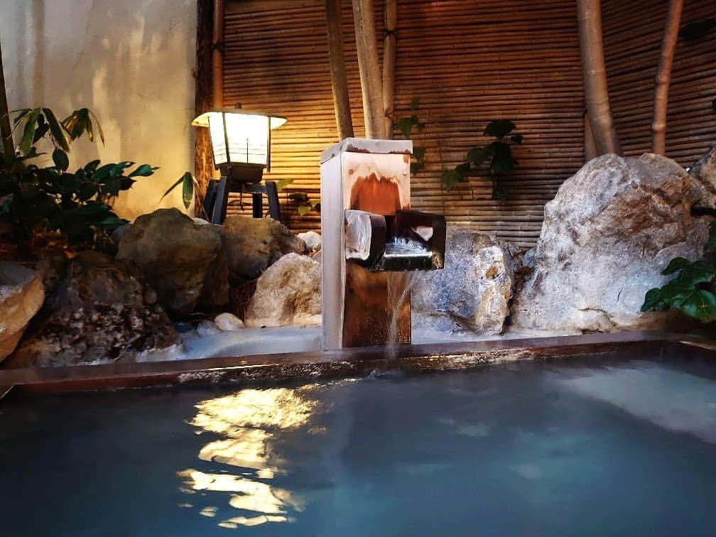 松野行秀さんのインスタグラム写真 - (松野行秀Instagram)「· 【11月吉日😊岳温泉♨️】 · · 岳温泉は、智恵子抄で有名な安達太良山麓の中腹に位置する風光明媚な温泉郷です♨️ · · 泉質は日本でも珍しい酸性泉で、入浴後のサラっとした爽快感は他の温泉ではなかなか味わうことが出来ません😊 · · お湯の色は緑がかった透明ですが、湯元の気象状況によって乳白色に変化する特長が有るということです。 · · 今回お世話になった宿は、正統派の純和風旅館『扇や』さん・・・、純和風の中にモダンさが加味された館内は居心地抜群、効能たっぷりの酸性泉、そして、温かいものは温かく冷たいものは冷たいままでをモットーに提供される、地元の食材をふんだんに使った和会席料理も大満足でした😊 · · · 深まりゆく秋の1日を、『あだたらの宿・扇や』さんで温かく美味しく過ごさせて頂きました😊 · · #安達太良山 #岳温泉 #温泉 #酸性泉 #扇や」11月25日 20時59分 - g.matsuno