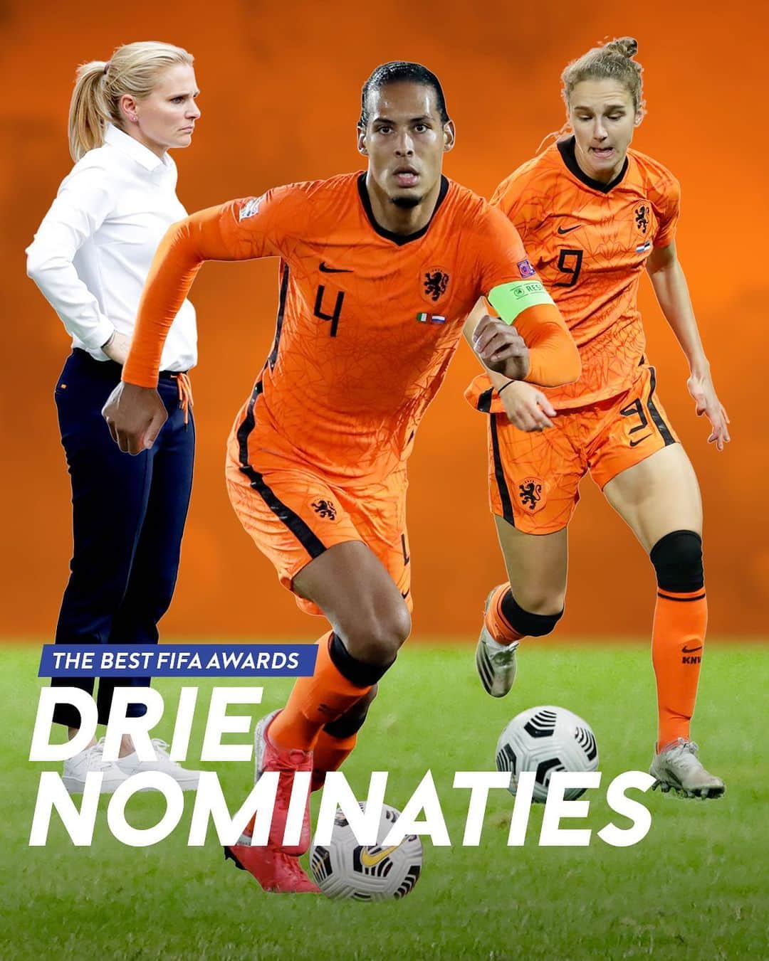 サッカー オランダ代表チームさんのインスタグラム写真 - (サッカー オランダ代表チームInstagram)「Drie Oranje-nominaties bij The Best FIFA Awards! 👏👏」11月25日 21時58分 - onsoranje