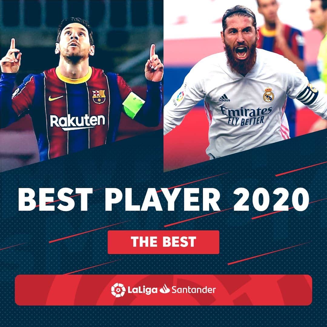 LFPさんのインスタグラム写真 - (LFPInstagram)「🏆 Best player: @leomessi & @sergioramos  🏆 Best GK: @thibautcourtois, @oblakjan & @mterstegen1  🏆 Best Coach: @zidane & Lopetegui  These are #LaLiga nominees for The Best 2020! 🔥  ¡Estos son los nominados de LaLiga para el premio The Best! 🔥  #Messi #Ramos #Courtois #Oblak #Stegen #Zidane #Lopetegui #LaLigaSantander」11月25日 22時17分 - laliga