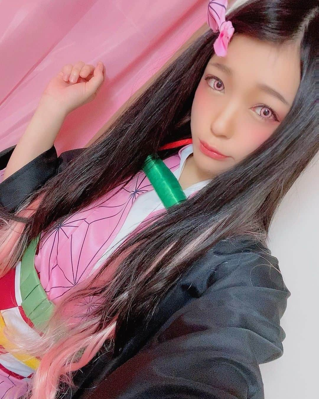 南梨央奈さんのインスタグラム写真 - (南梨央奈Instagram)「禰豆子ちゃんやりました #AV女優」11月25日 13時30分 - minario_official