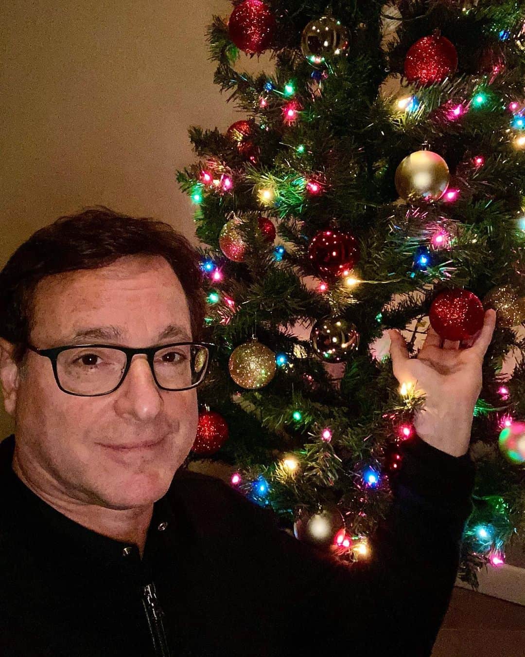 ボブ・サゲットのインスタグラム：「I wanted to make sure my tree was healthy, so I asked it to turn it’s head to the side and cough.」