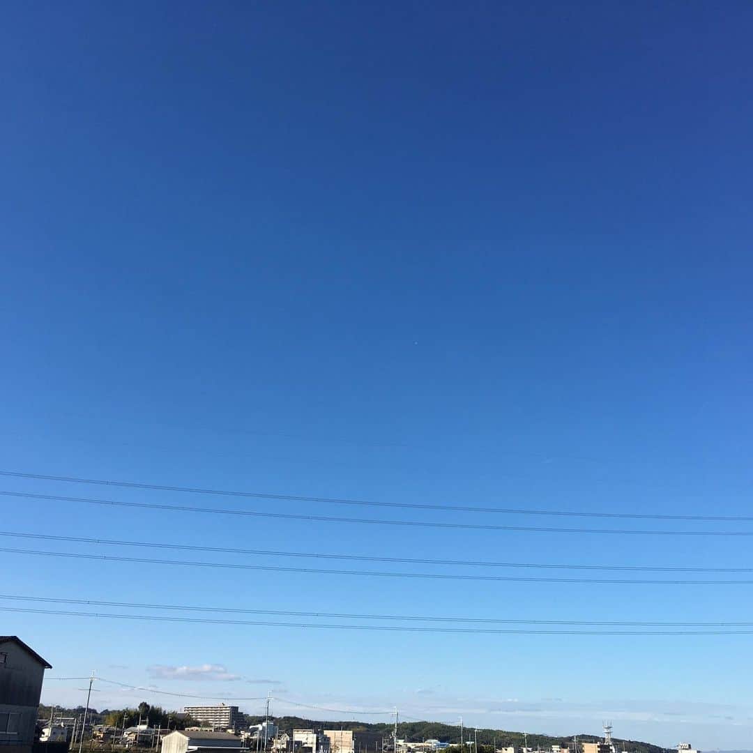 石川琴允さんのインスタグラム写真 - (石川琴允Instagram)「▶︎昨日撮影で訪れた #京都精華町 の空。 : こんなに高くって、青い。 : 田畑の緑が広がりとても優しい風景でした。 : 深呼吸する度に、澄みきった空気が 身体に染みます。 : : 青空のお裾分け。 : : #空  #快晴 #青空 #京都 #精華町」11月25日 16時54分 - kotopon09