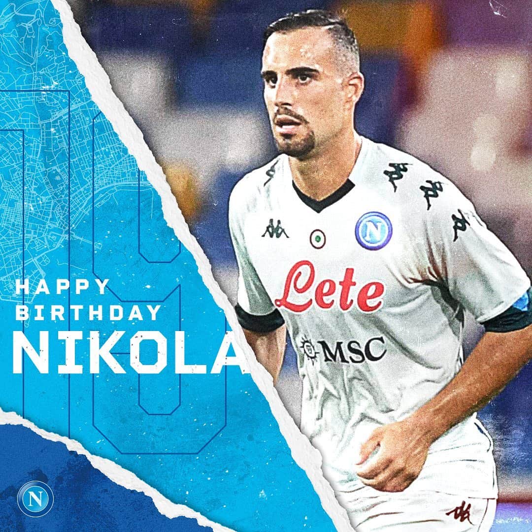 SSCナポリさんのインスタグラム写真 - (SSCナポリInstagram)「🎂 Happy Birthday Nikola!  💙 #ForzaNapoliSempre」11月25日 17時06分 - officialsscnapoli