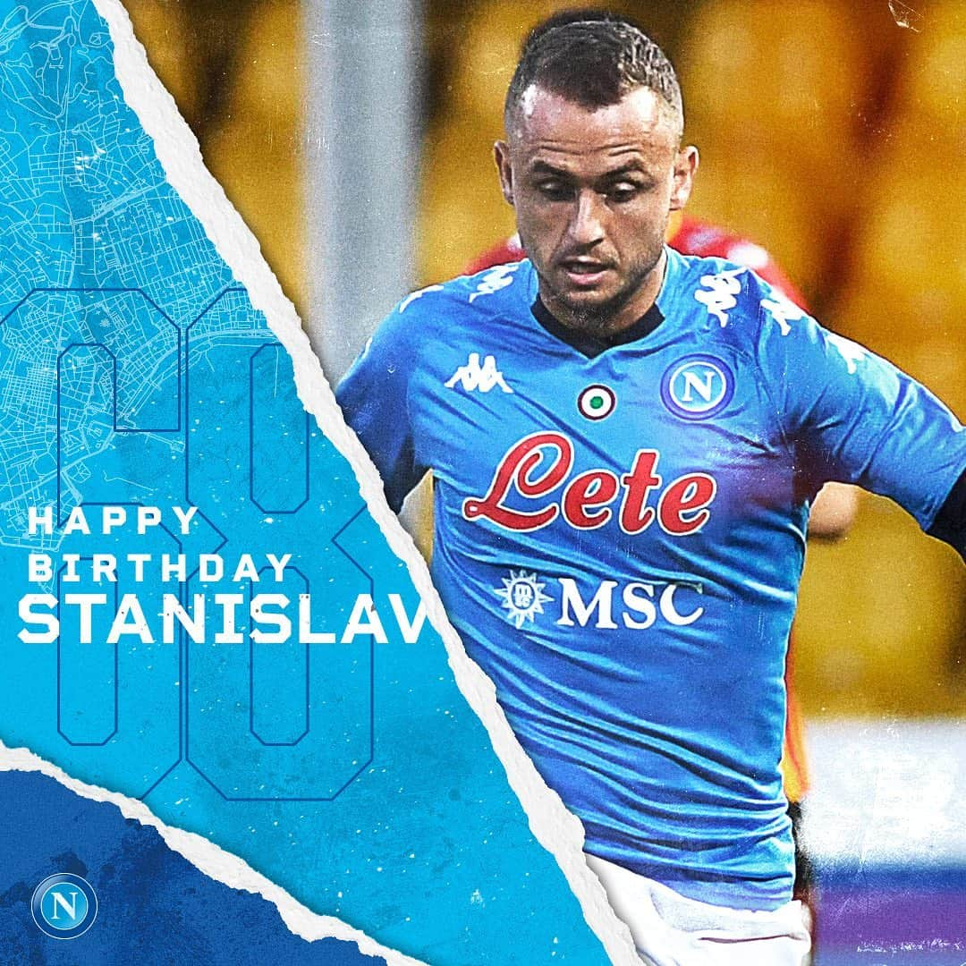 SSCナポリさんのインスタグラム写真 - (SSCナポリInstagram)「🎂 Happy Birthday Stanislav!  💙 #ForzaNapoliSempre」11月25日 17時07分 - officialsscnapoli