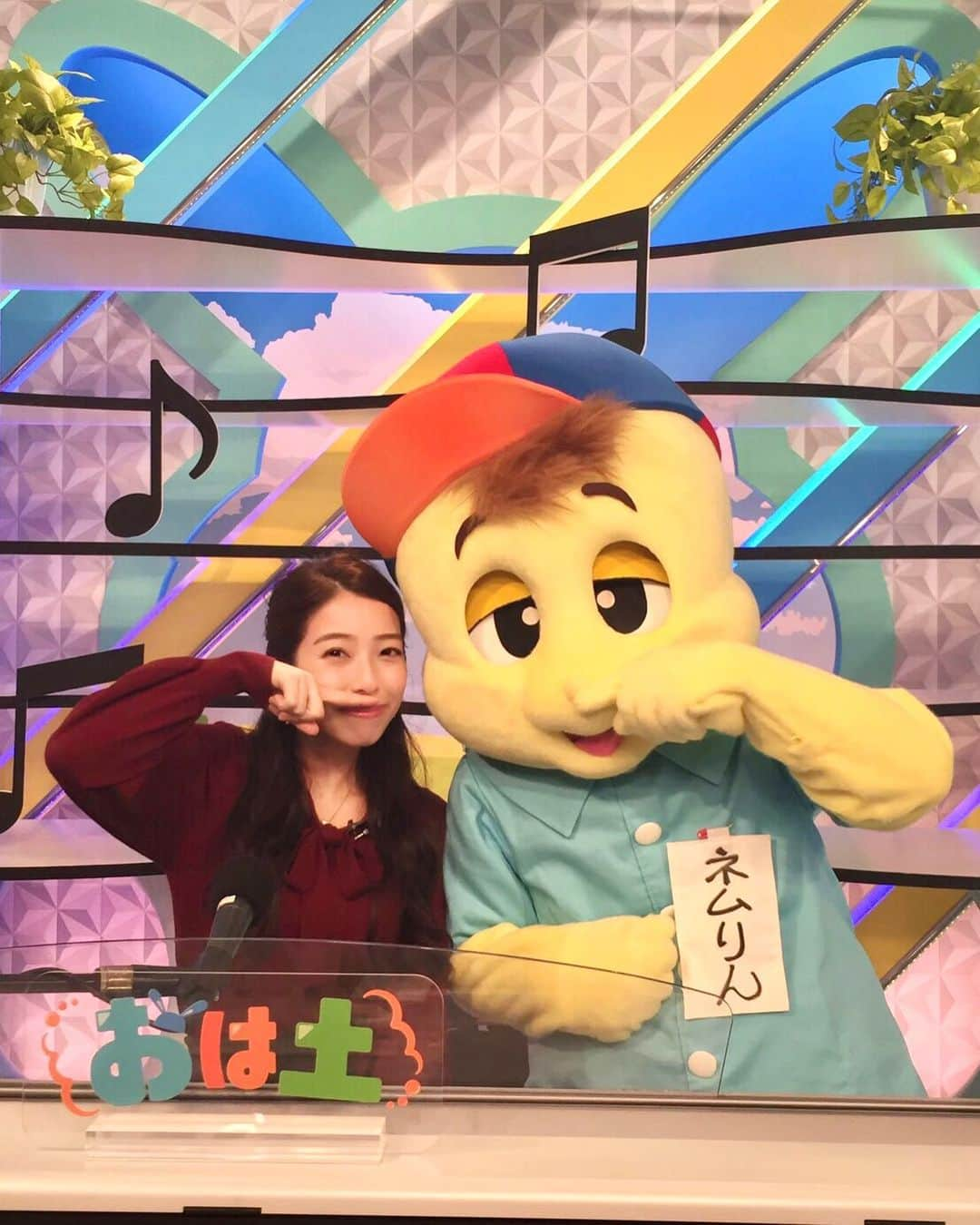 小椋寛子さんのインスタグラム写真 - (小椋寛子Instagram)「おは土初登場のネムりんと🐢 かわいい☺️❤️  #おは土 #おはよう朝日土曜日です #エレクトーン #ネムりん」11月25日 17時30分 - ogura_hiroko