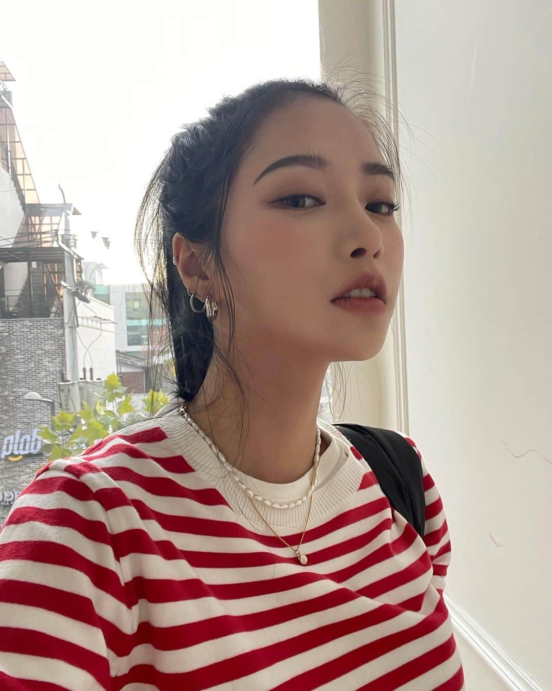 トキのインスタグラム：「잔머리 해파리스타일🙃🙃🙃」
