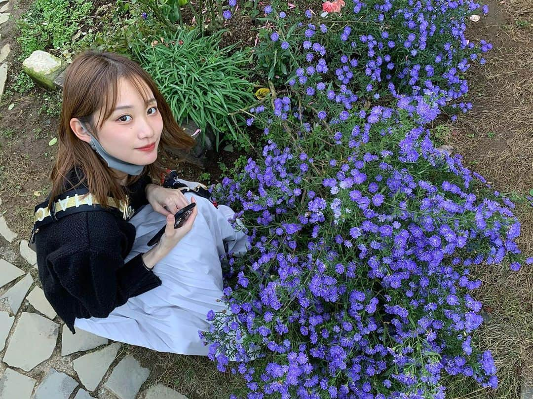 保﨑麗さんのインスタグラム写真 - (保﨑麗Instagram)「ハーブとローズガーデンで お花愛でてきた👀🌸」11月25日 17時52分 - hozaki_rei