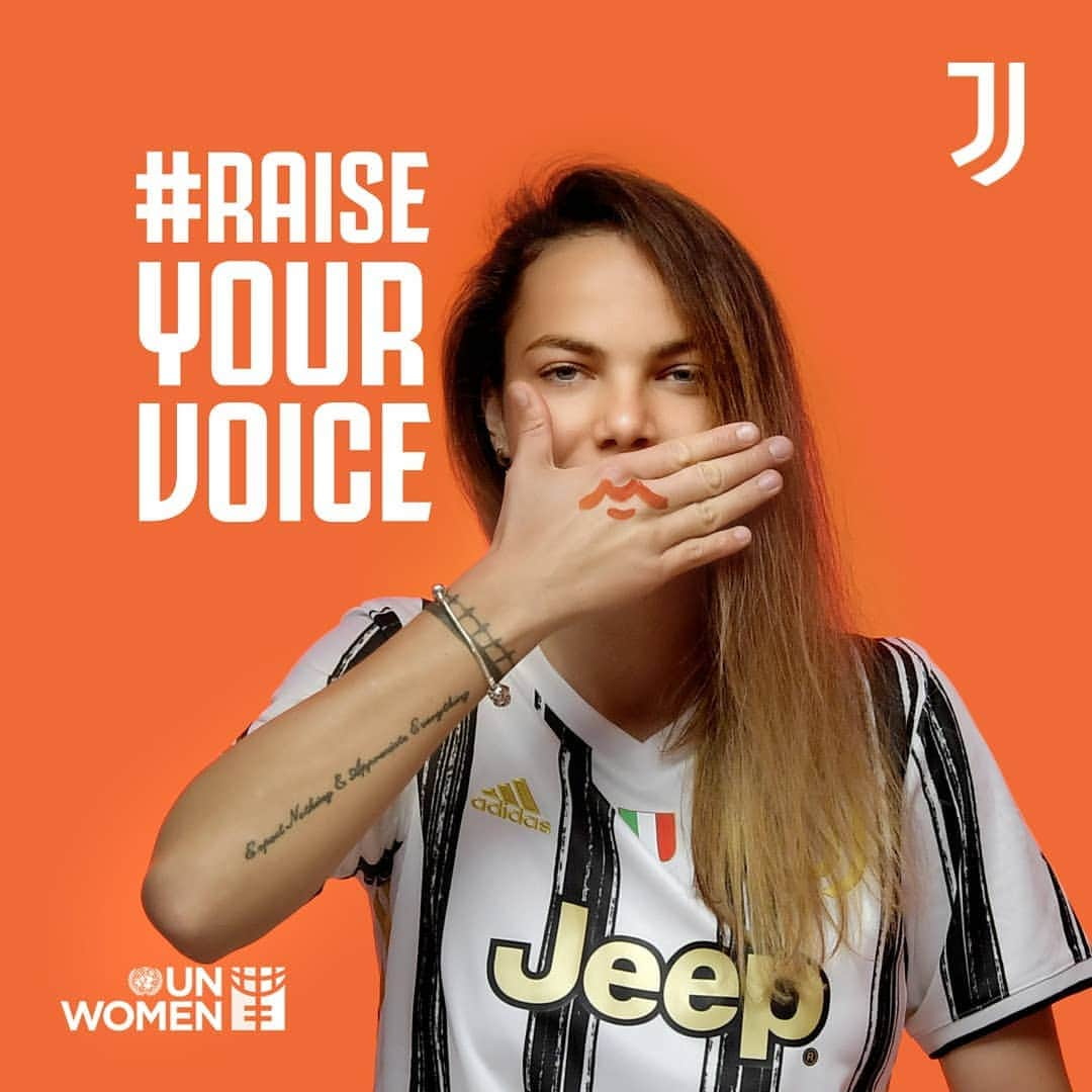 ユヴェントスFCさんのインスタグラム写真 - (ユヴェントスFCInstagram)「For the International Day for the Elimination of Violence against Women, Juventus is partnering with @unwomen to end this crime using our most powerful weapon: our voice. As a matter of fact, only 7% of abuse is reported, and it is only by breaking the wall of silence that we can eliminate this problem. When you are victim of a violence, don’t remain silent: #RaiseYourVoice and #orangetheworld」11月25日 18時01分 - juventus