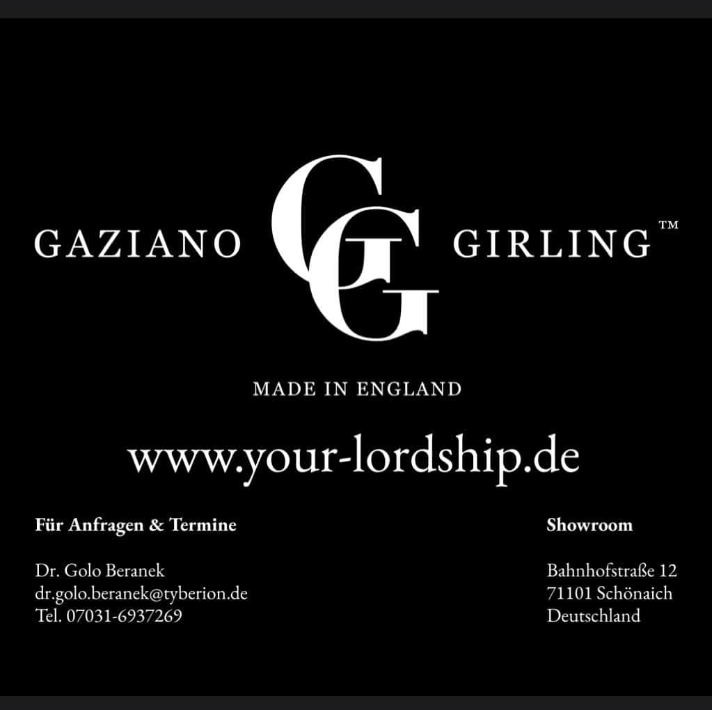 ガジアーノ&ガーリングのインスタグラム：「Our new German retailer has just taken delivery of a beautiful selection of G&G styles. Please check it out #your_lordship_de. For more information contact dr.golo.beranek@tyberion.de」