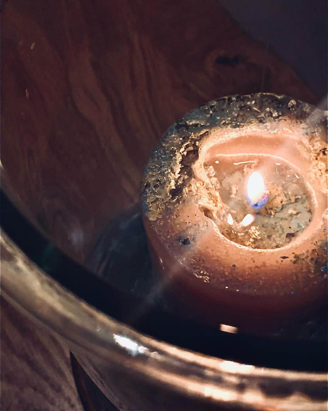 澤田友美さんのインスタグラム写真 - (澤田友美Instagram)「. Handmade candle😆✨ . It looks like the earth 🌏🌊🕯 . . Candle night in  @wonderfullife0707  #candle  #candlenight」11月25日 18時53分 - tomomi__sawada