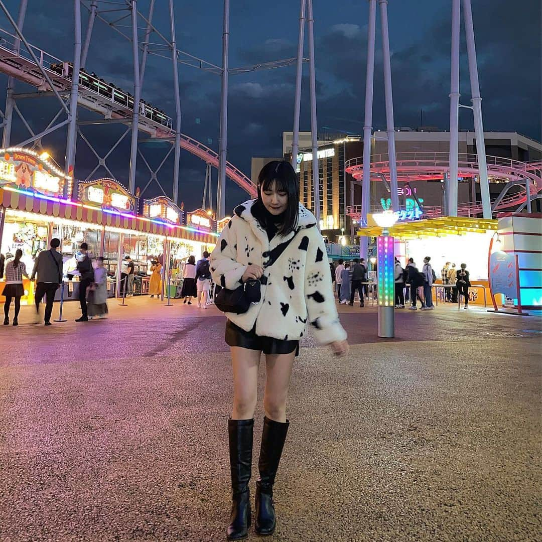 河崎みーなさんのインスタグラム写真 - (河崎みーなInstagram)「🎢💕🐮🌏💫 . .」11月25日 18時58分 - minakawasaki