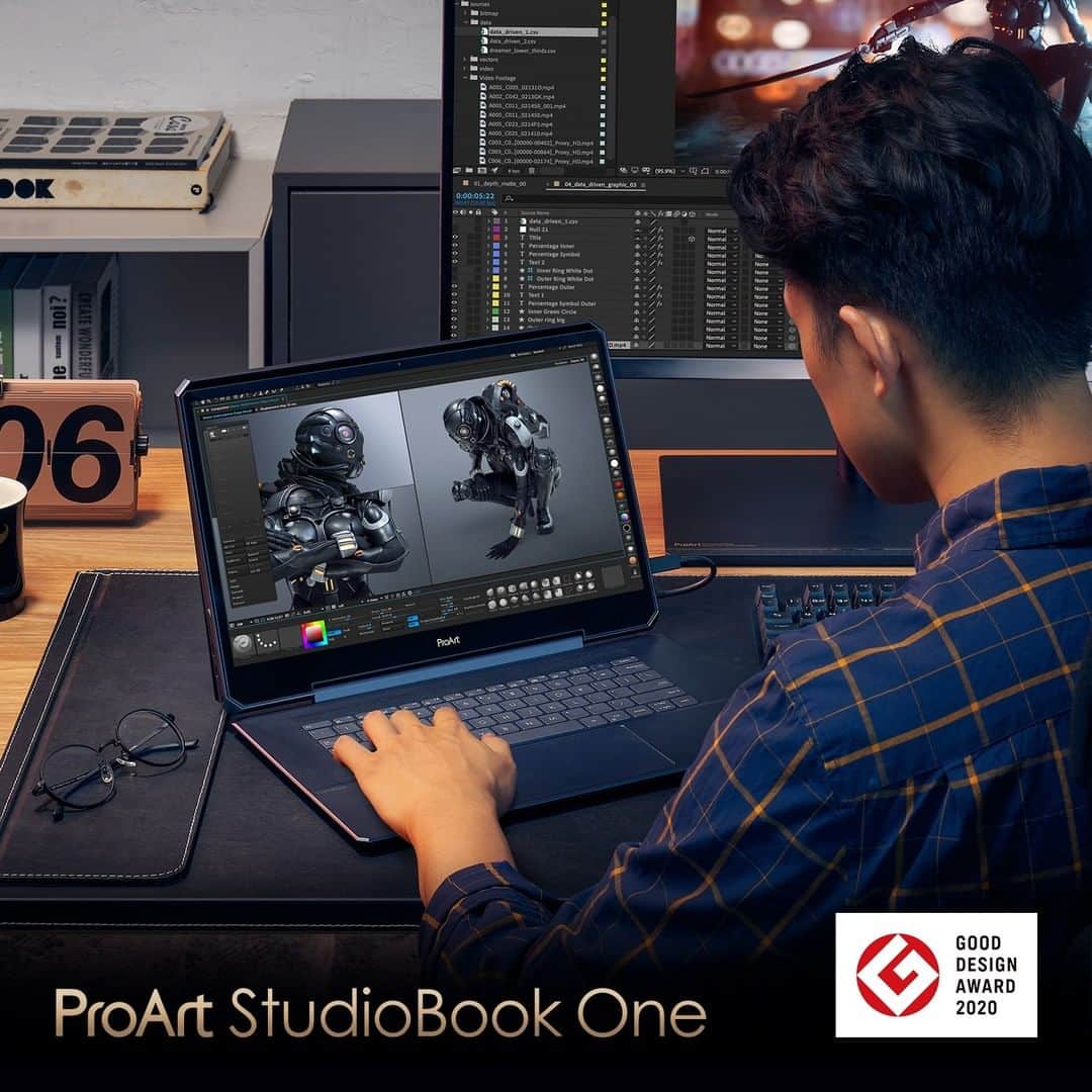 ASUSさんのインスタグラム写真 - (ASUSInstagram)「#ASUS ProArt StudioBook One epitomizes the ASUS brand spirit “In Search of Incredible” and has been honored with a Good Design Award 2020.」11月25日 19時45分 - asus