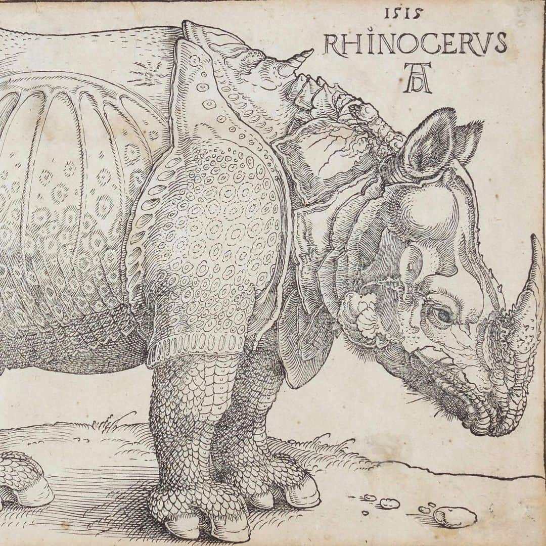 サザビーズさんのインスタグラム写真 - (サザビーズInstagram)「Incoming! 🦏 This majestic rhinoceros was printed in 1515 by the German Renaissance master, Albrecht Dürer. Appearing as if he is about to burst out of his frame, the exquisite and detailed creature was intricately cut into a woodblock, before being printed onto paper. Swipe to see all the tiny details 👉  The work is up for auction as part of our first ever auction dedicated to Old Master Prints - more info at the link in bio!  #SothebysPrints #AlbrechtDurer #Printmaking #woodcut #rhinoceros #renaissance」11月25日 20時26分 - sothebys