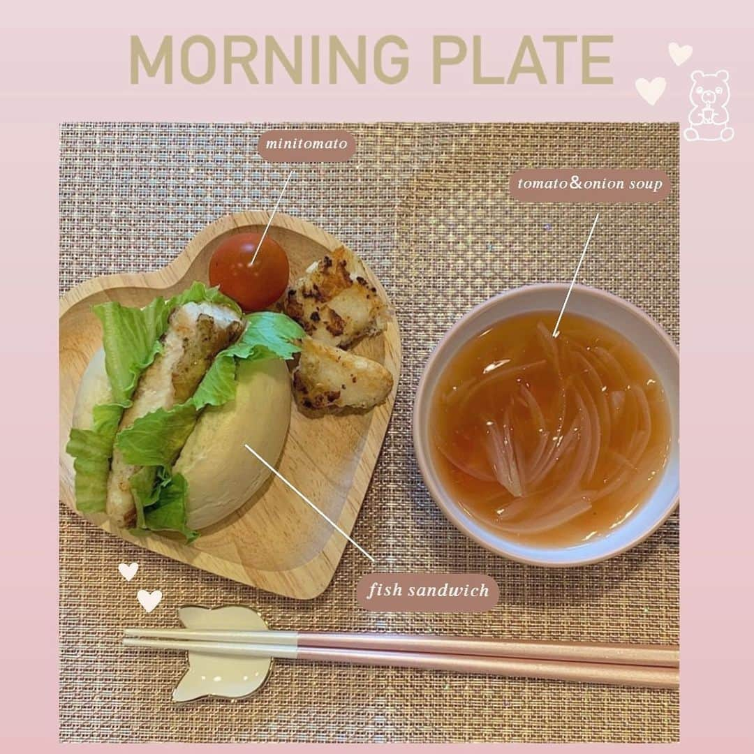 町田恵里那さんのインスタグラム写真 - (町田恵里那Instagram)「☁︎☽﻿ morning plate🥪☀︎*.｡﻿ ﻿ ﻿ サンドウィッチ美味しかった〜☺︎﻿ 私お魚が大~好きだから、﻿ 毎日食べてます🐟🤍﻿ ﻿ ﻿ 子猫ちゃんの箸置きも﻿ 可愛いすぎて一目惚れしたの🐈﻿ ﻿ ﻿ ﻿ ﻿ ﻿ ﻿ ﻿ #今日のもぐっとえりな #morningplate #モーニングプレート」11月25日 20時48分 - machida_erina122