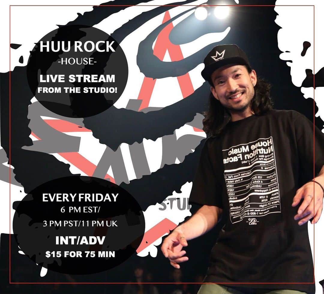 EXILE PROFESSIONAL GYMさんのインスタグラム写真 - (EXILE PROFESSIONAL GYMInstagram)「Every Friday!! ✨House (Int/Adv)✨ With Amazing @huurock !!! Every Friday Time: 6pm EST! . 🔥🔥🔥🔥🔥🔥🔥🔥🔥🔥🔥🔥  Get your tickets right now !!!   .  Click ‘Book’ and create an account OR login in to your Mind Body account to reserve ✔️ $15 online class ✔️ Private login link will be sent via email 15 minutes prior to class start 👀  ZOOM TIPS 👀 If using 📱 Zoom app best way to go 👍 Please use ‘mute’ button when not speaking. We encourage displaying your video for teacher feedback! See you on the dance floor! . #newyork #huurock ##onlineclasses #danceclasses #livestreamclasses #expg #expgny #expgbyldh #dancers #house #housedance #housedancer」11月26日 7時01分 - expg_studio_nyc