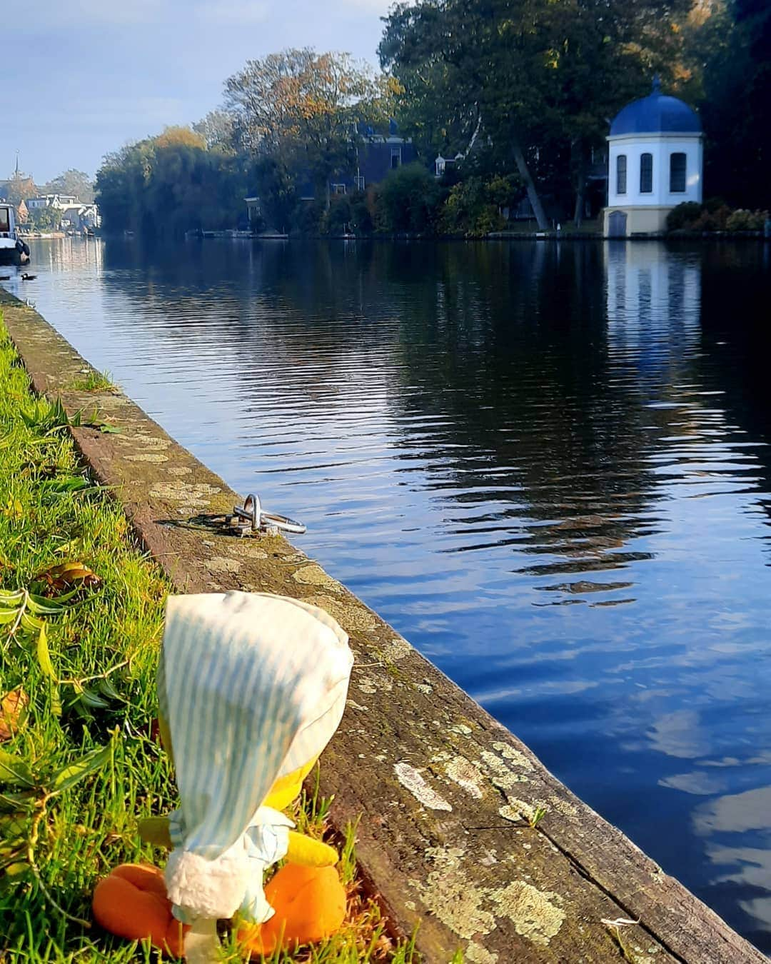 Little Yellow Birdさんのインスタグラム写真 - (Little Yellow BirdInstagram)「A beautiful sunny November day! #littleyellowbird #tweety #tweetykweelapis #adventures #yellow #bird #wednesday #humpday #loenenaandevecht #walking #river #riverview #theekoepel #bluewater #bluesky #november #sunnyday #sun #stuffedanimalsofinstagram #plushiesofinstagram」11月25日 23時24分 - tweetykweelapis