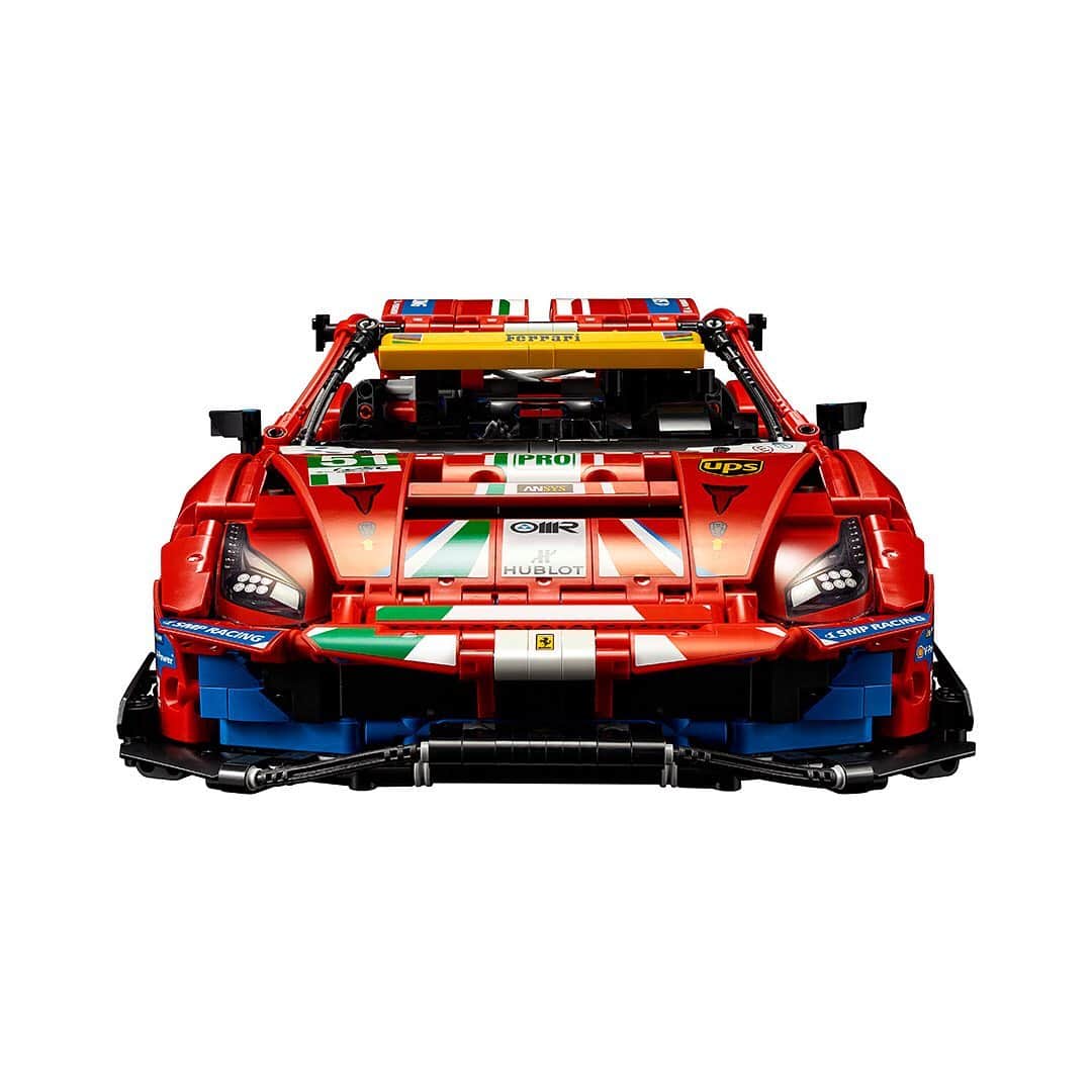 HYPEBEASTさんのインスタグラム写真 - (HYPEBEASTInstagram)「#hypeAF: @lego is revving up for its latest Technic model featuring the @ferrari 488 GTE “AF Corse #51.” Mirroring the look of its real-life counterpart, this LEGO model is packed with a bevy of details that captures the spirit of the racetrack icon. It comes with front and rear suspension, aerodynamic curves, a steering wheel decorated with Ferrari’s Prancing Horse logo, and even a V8 engine with moving pistons. The model features 1,677 pieces and is 19 inches long. It will be available on January 1 on LEGO’s website for $170 USD. Photo: LEGO」11月26日 0時10分 - hypebeast